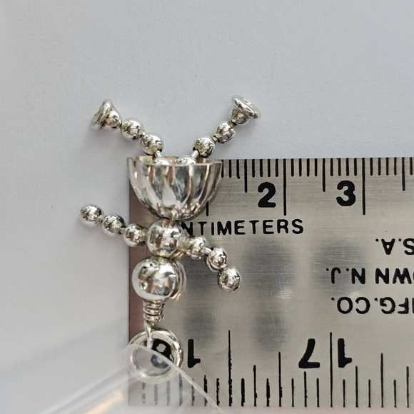 Vintage Articulating Girl Pendant in Sterling Silver - Picture 10 of 10